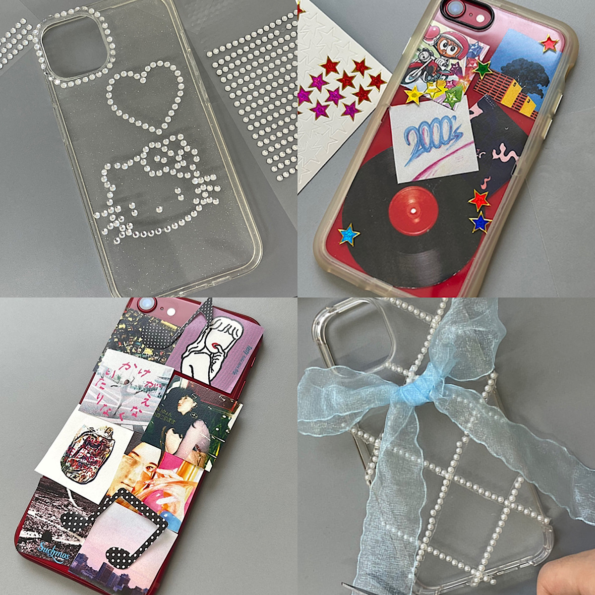 50%OFF! BRINIKE キラキラクリスタルデコ 推しカラー キラキラ カラースマホケース