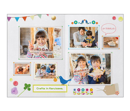 卒園アルバムや結婚記念におすすめ！テンプレートが豊富なフォトブックサービス