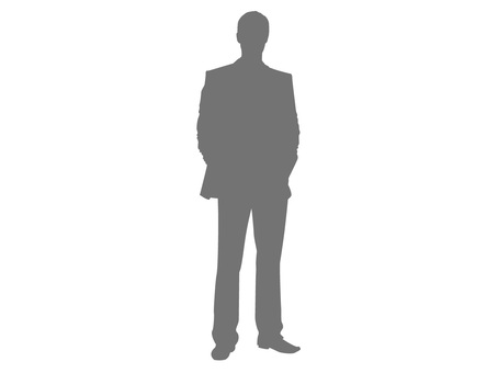 人物の無料イラスト素材 シルエット 男