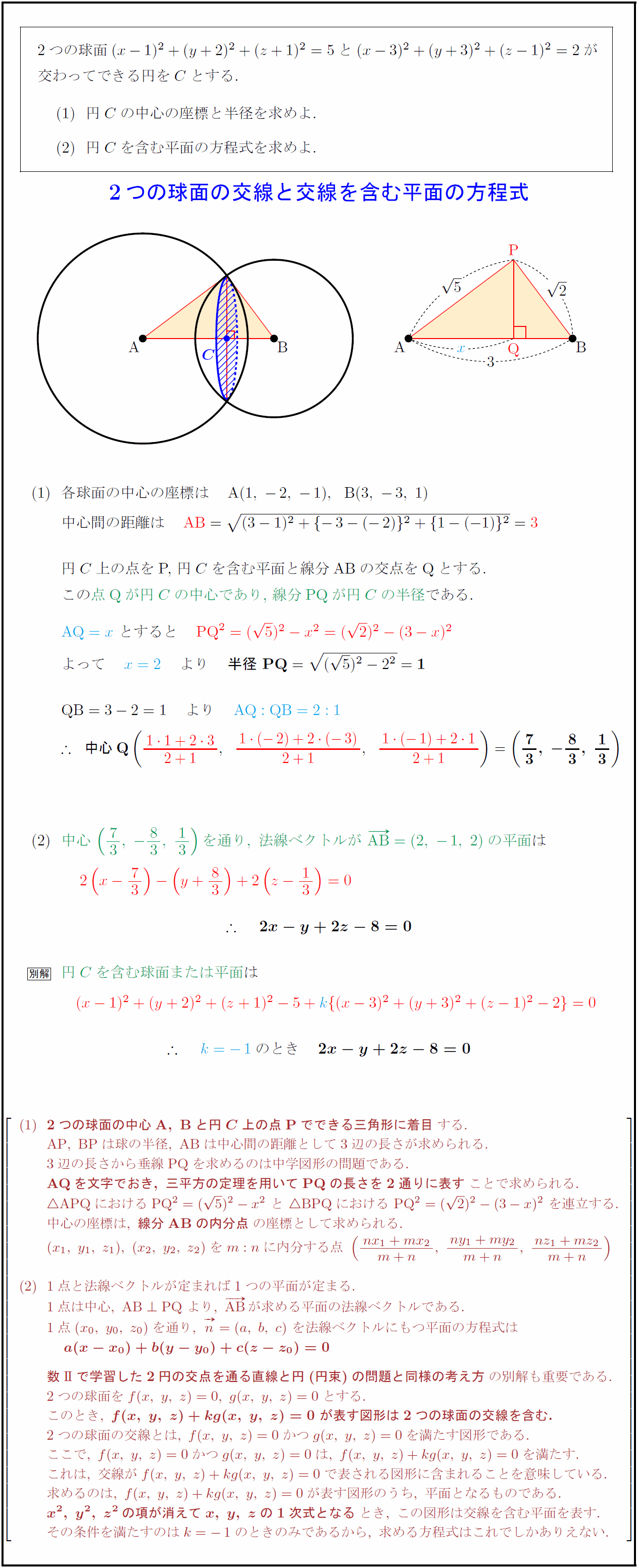 外接円・円周上の点とベクトル②教えて数学理科