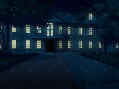 フリー素材 屋敷の背景画像 6 6 - プリン鍋のイラスト - pixiv