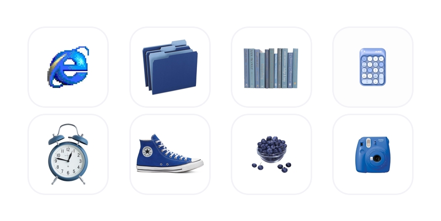 素材配布 blueアイコン NhI1IjlCEujOEwsrbrJhiPhone & Android用 by Reservoir4331WidgetClub