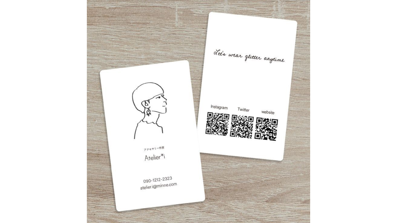ハンドメイド作家のためのおしゃれな名刺の作り方 見本あり- ハンドメイドノート