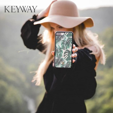 KEYWAY 新作○自然素材○Palm○ハンドメイド○IPhone全 スマホケース・テックアクセサリー レディース