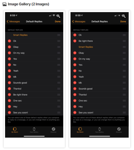 Apple Watchの「メッセージ」で返信定型文を増やす方法アトラボブログ
