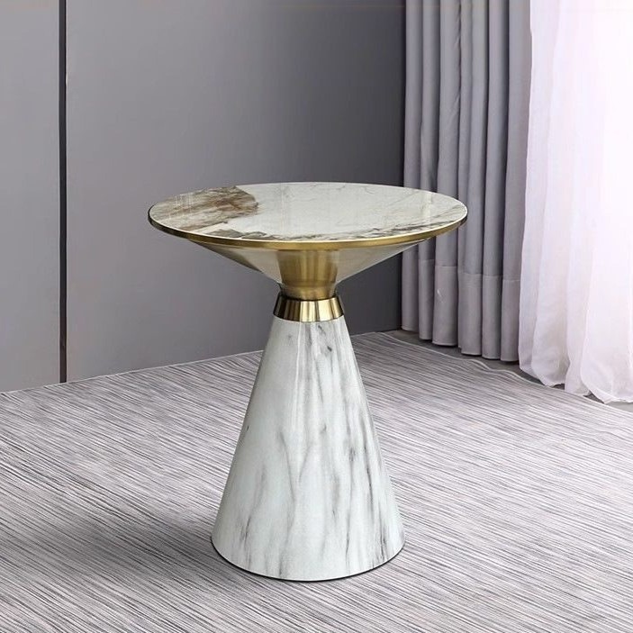 サイドテーブル3点セット マーブルブラック色 ネストテーブル モダン 大理石調 角型3