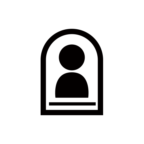 ユーザー・アカウント・人型」アイコンのフリー素材 商用可