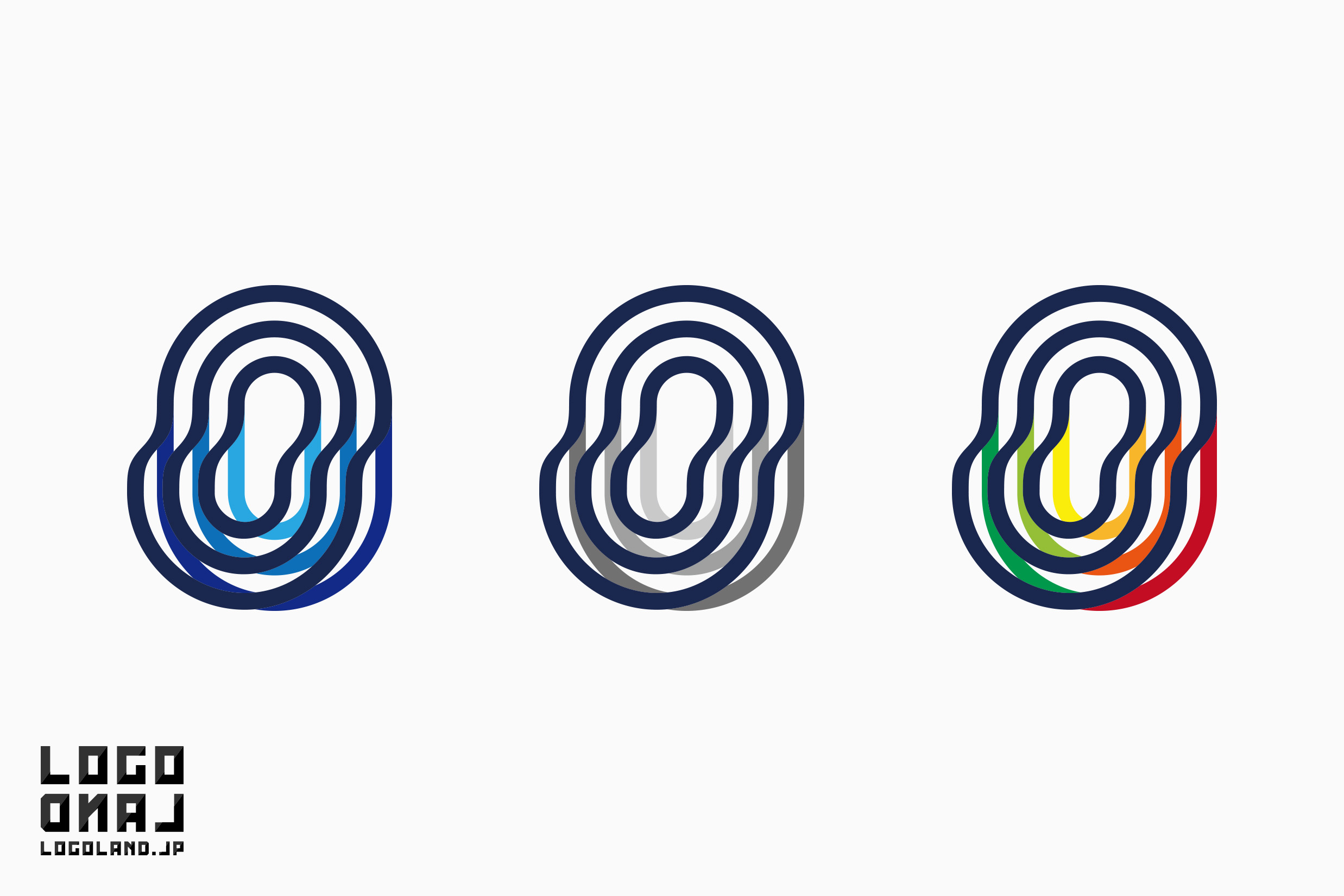 自由奔放に生きる太陽のロゴデザイン無料ベクトル素材