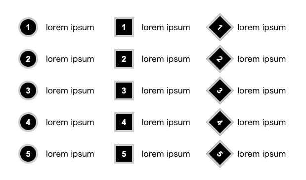 見出し・リストデザインいろいろイラスト - No: 1110460無料イラスト・フリー素材なら「イラストAC」