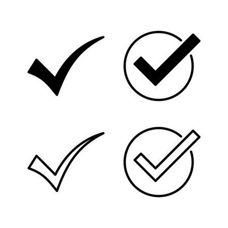 チェック マーク アイコンの記号イラスト素材透過、PNGフリー画像ダウンロード - Pngtree