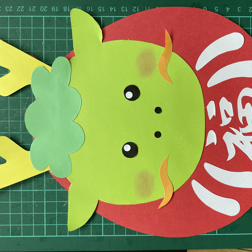 1月製作 辰年だるま 保育園・幼稚園・こども園- ほいくのおまもり