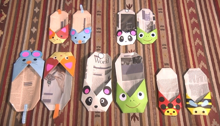 新聞紙スリッパの作り方〜緊急時にも役立つ手作りスリッパ〜保育と遊びのプラットフォーム ほいくる