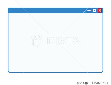 ブラウザ - アイコン3Dフリーイラスト素材