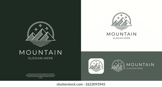 山の中の山漢字・シンプル・スマート・おしゃれ・IT・インターネット・ネットサービス・テクノロジー・AI・情報・産業・設備・工業・コンサルタント・士業ロゴマーク販売 すぐに購入できるロゴショップ