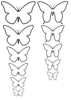 保育 壁面製作 壁面飾り ちょうちょ 壁面パーツ ９匹分 - ほいくあどminne byGMOペパボ 国内最大級のハンドメイド・手作り通販サイト