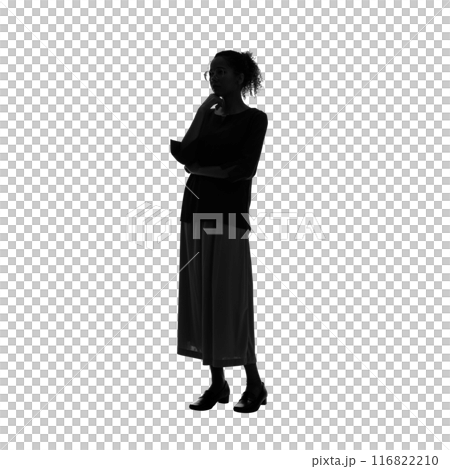 新社会人シルエット2：イラスト無料