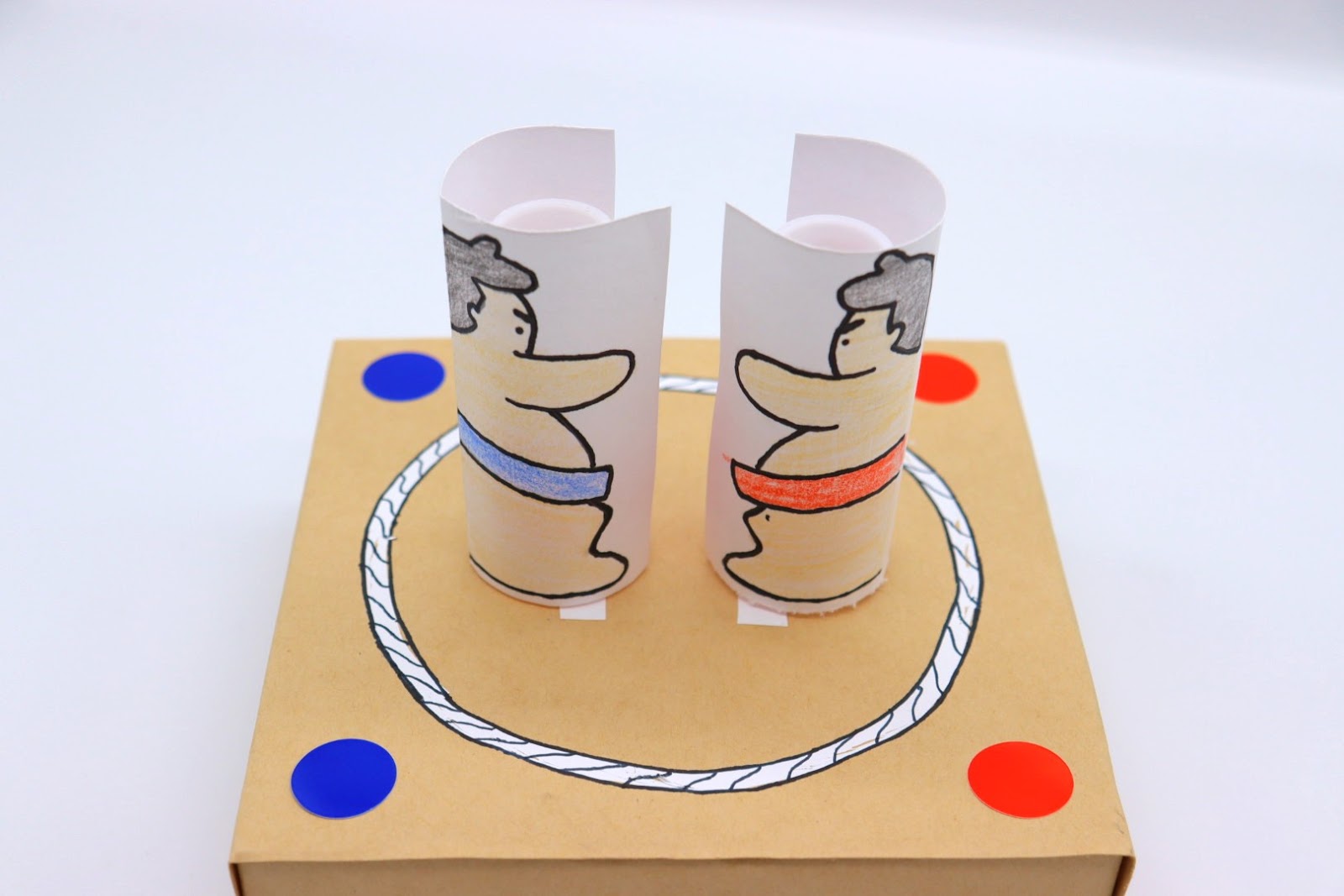 絵本『とっています』発売記念＊「とんとん相撲をつくろう！」型紙無料ダウンロード世界文化ワンダ