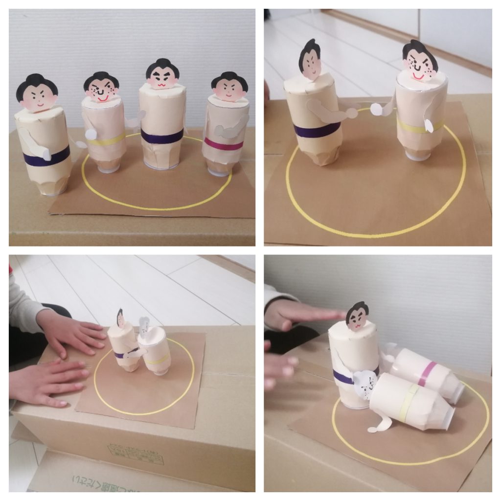 遊べる折り紙 とんとん相撲の作り方 Origami Tonton Sumo - YouTube