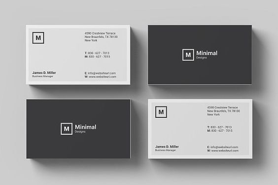 シンプルでおしゃれな名刺デザイン・制作は、バウデザインにおまかせください : vow.design - WEBサイト、ネットショップ作成、CG制作の デザイン事務所