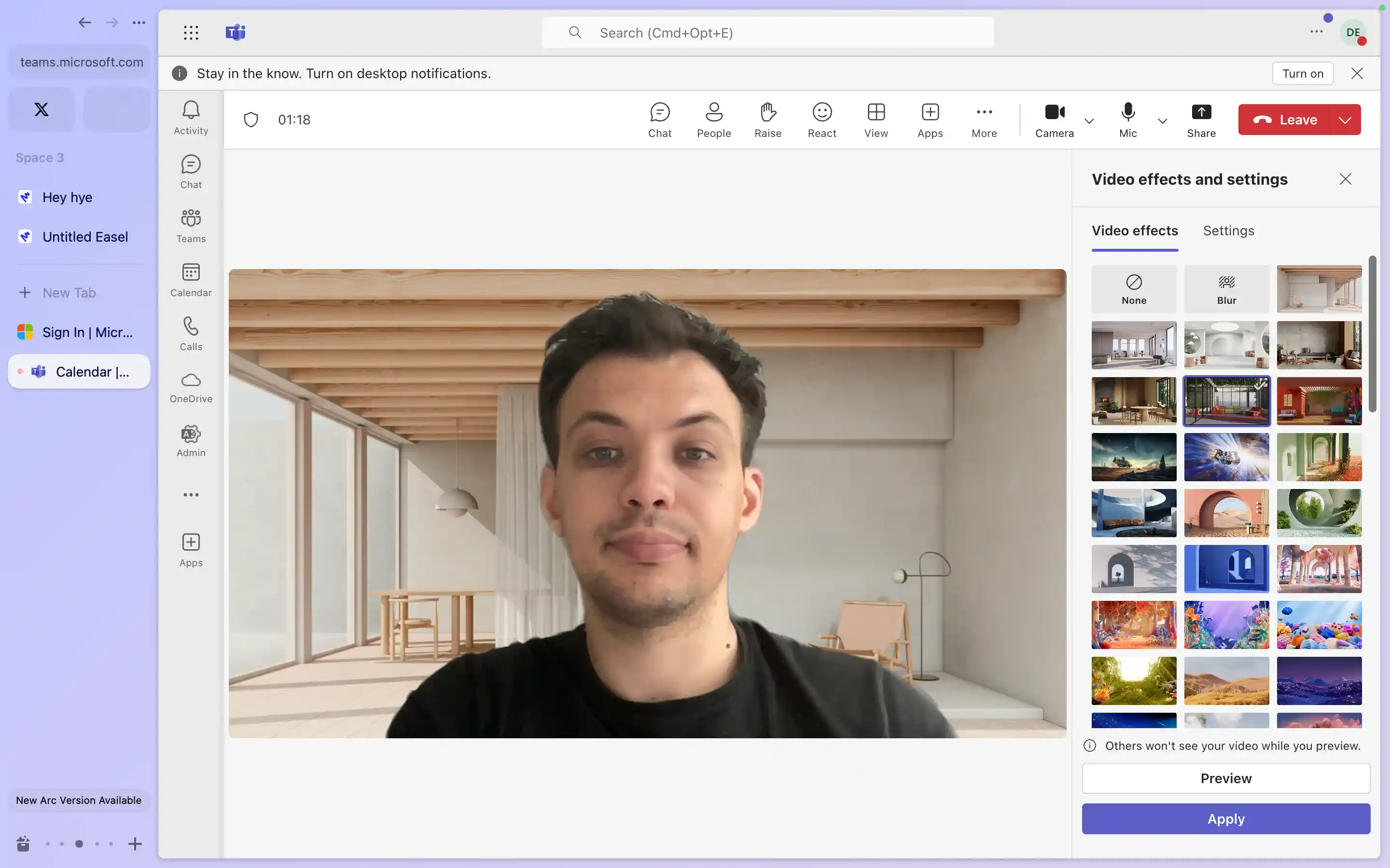 Teams会議で自分の背景をバーチャル背景に変更する方法をご紹介Jicoo ジクー