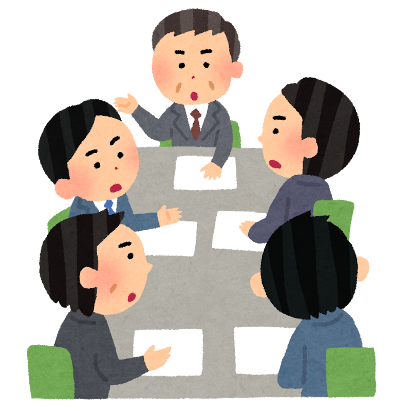 頷く・納得する男性のイラスト - イラストの里