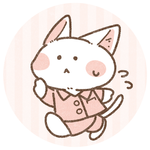 ピンク髪のストレートヘアの女性アイコン – Unlimited -フリー素材サイト