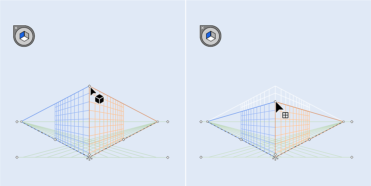 Illustratorの遠近グリッドが賢すぎる！遠近グリッドで簡単に綺麗な絵を描こうCodeCampus