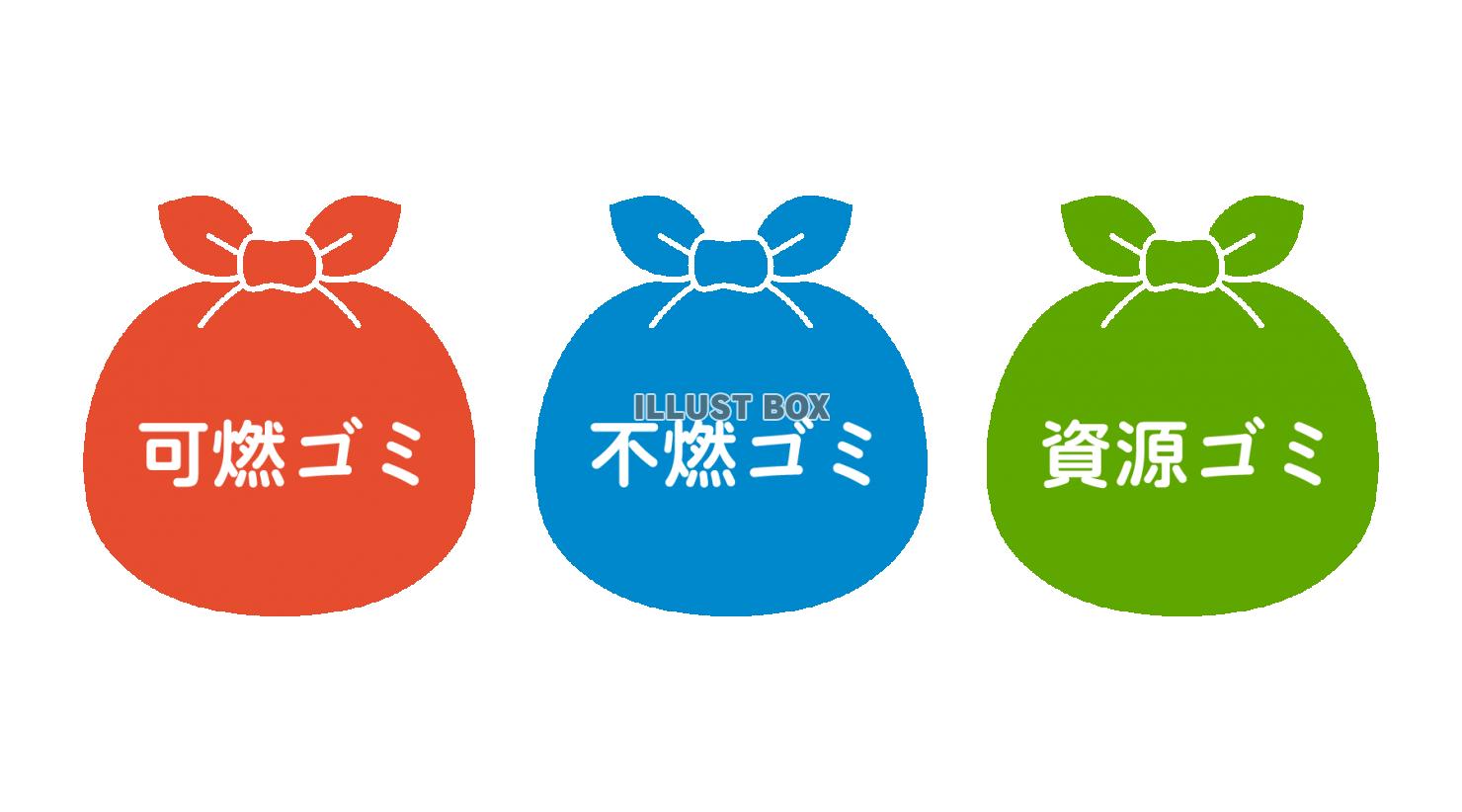 燃えるゴミの張り紙フリー張り紙素材 はりがみや