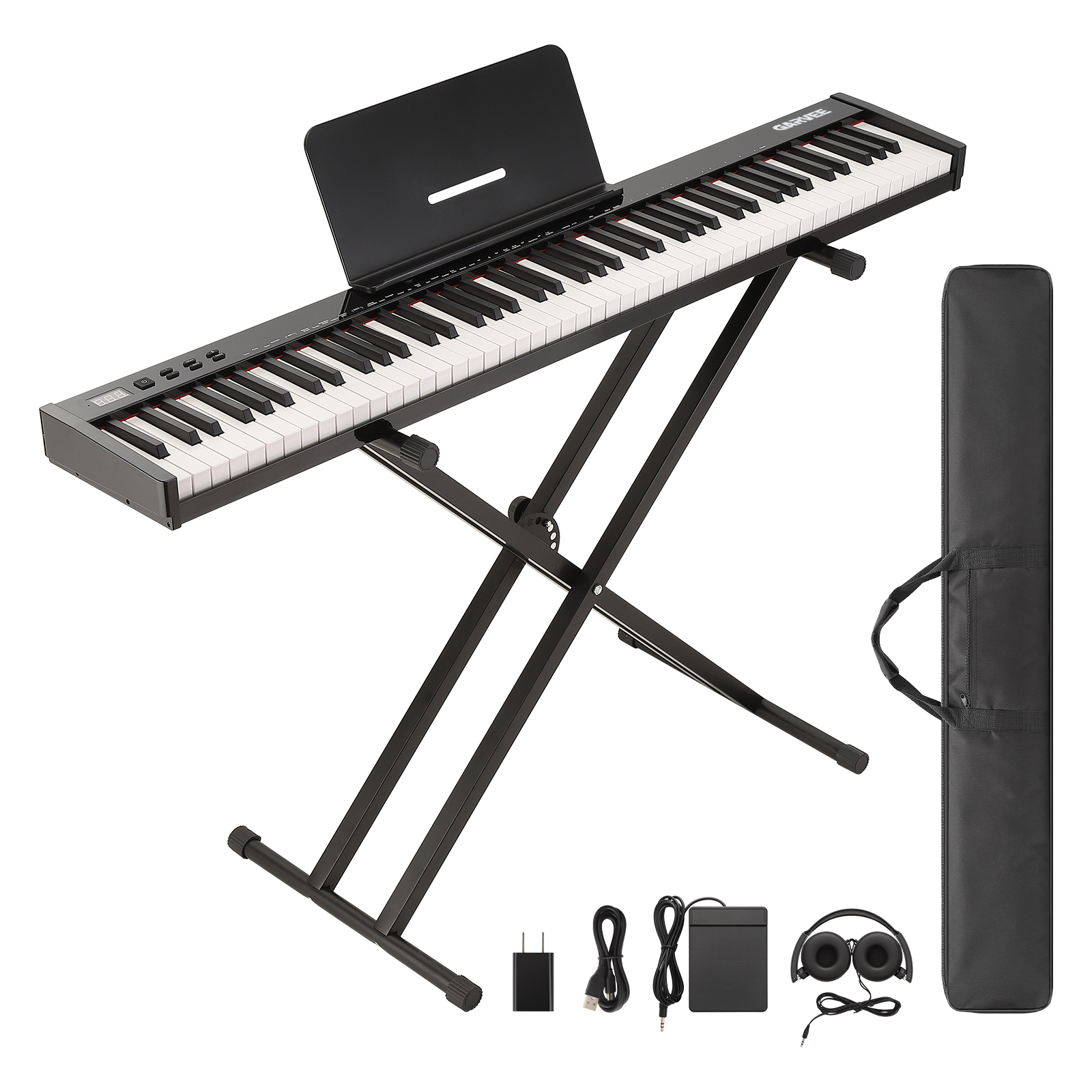 88鍵盤 折りたたみ電子ピアノ