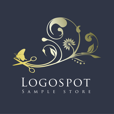 ロゴ制作事例 - 繋がりがテーマの美容室のロゴデザインASOBOAD