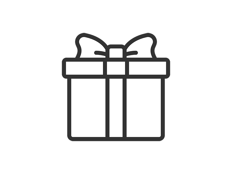 プレゼントボックス 正面 線画アイコン 01 イラスト素材6936208- フォトライブラリー photolibrary