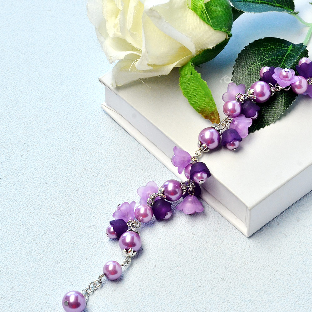 100均ビーズで簡単ビーズアクセサリーの作り方♡お花モチーフ３種類こうじょうちょー