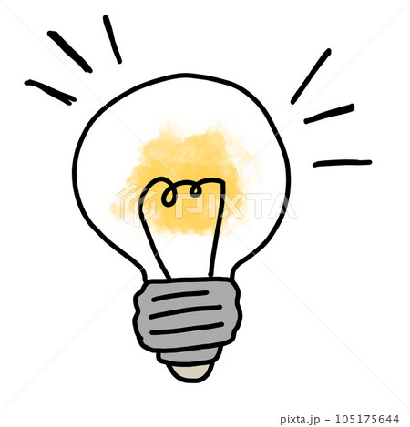 光る電球 ひらめきマーク3イラスト - No: 22712079無料イラスト・フリー素材なら「イラストAC」