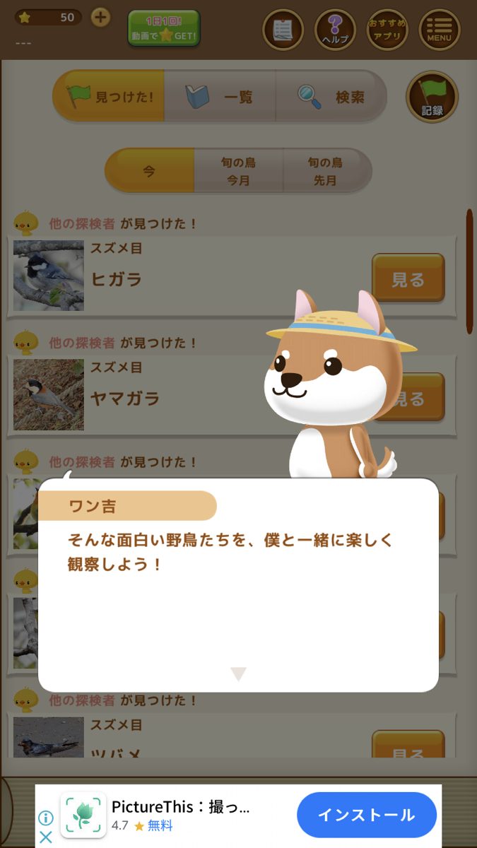 鳥の判別アプリ「Picture Bird」を試してみた！写真や声から鳥の名前や生態がわかるぞ ！身近な自然の楽しみ方