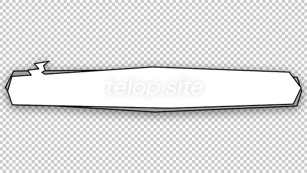 商用フリー アメコミ風のテロップベース・四角い吹き出し 黄色ムビデザ動画編集向けのデザイン素材集