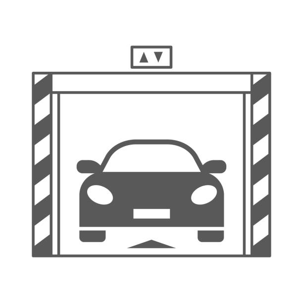 エレベーターマークのイラストフリー、無料で使えるイラストカット.com