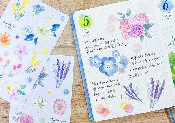 手帳 シール かわいい 12枚セット 手帳シール 手帳ステッカー シール デコシール キラキラ デコ おしゃれ 手帳用シール 送料無料 -STARABA - プレゼント＆ギフトのギフトモール