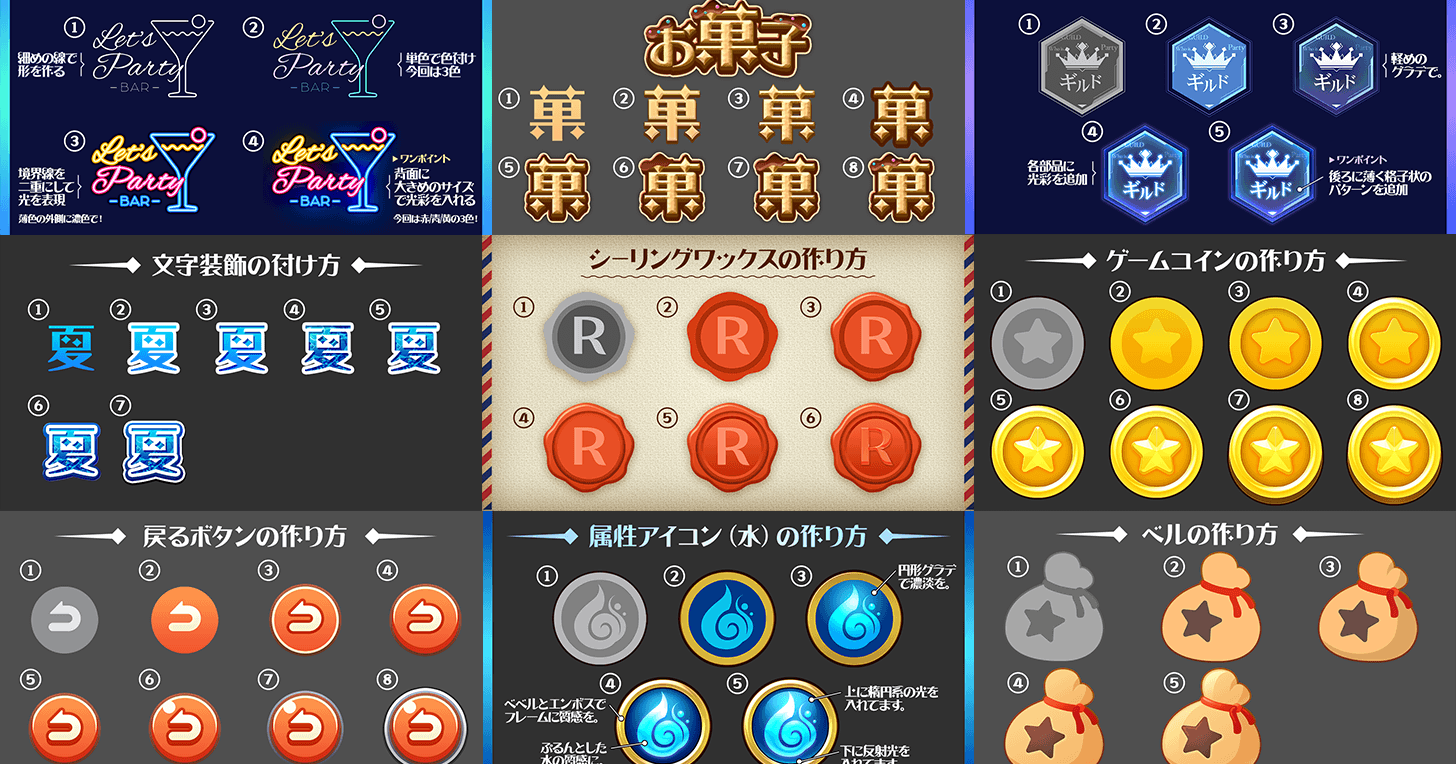 ソシャゲ風テンプレ - 開けっ放しの私室 - BOOTH