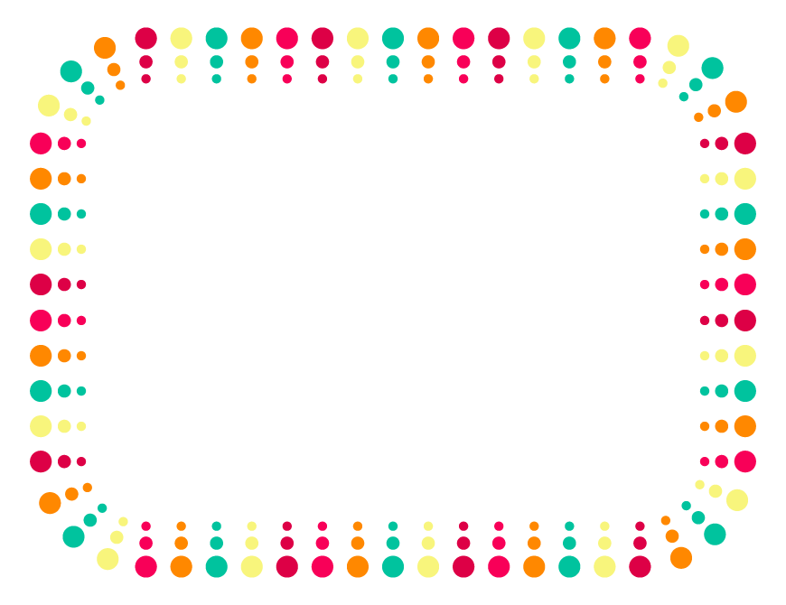 寄せ書きデザイン － フレーム枠素材「フラワー」