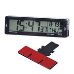 置き時計 小さい デジタル デジタル置時計 電池 置時計 温湿度計 小型 コンパクト スタンド デジタル 薄型 黒 小型 白 湿度 四角 静か 温度無音 秒針 ミニ 小さめ 小さい 母の日 父の日ポイントネットストア