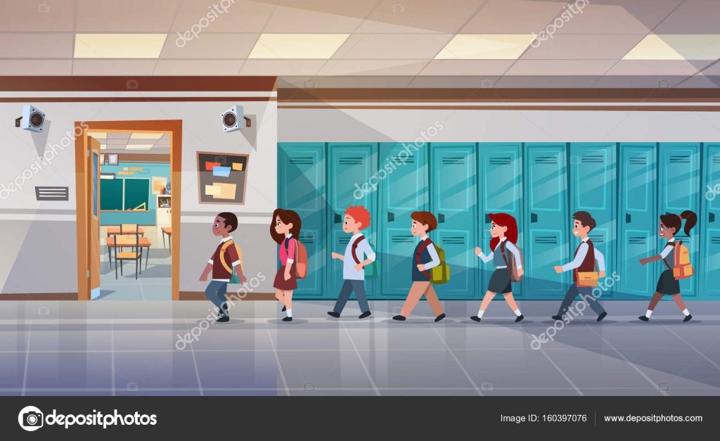 廊下を走るイラスト無料イラスト・フリー素材なら「イラストAC」