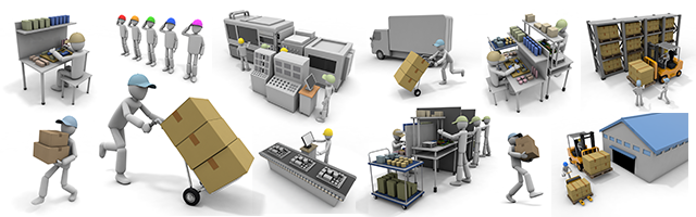 フリーイラスト注意する工場作業員の男性パブリックドメインQ：著作権フリー画像素材集