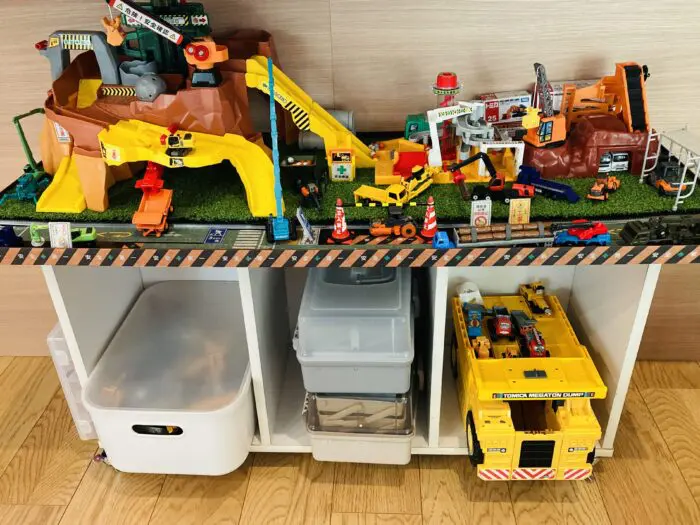 まったりハンドメイド 手作りトミカタウンつくってみたよ