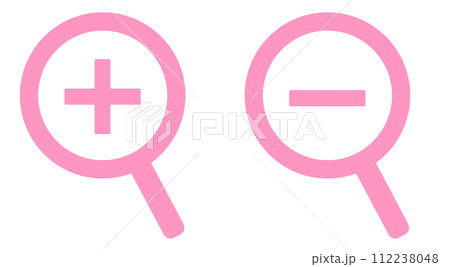 書類データと虫眼鏡のアイコンのイラスト素材FYI05090948ストックフォトの Qlean Market キュリンマーケット