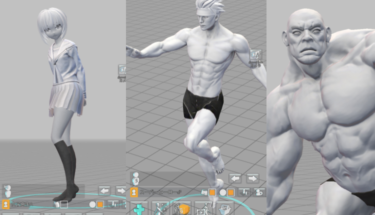Procreateで描くiPadイラストテクニック解説3デッサン人形アプリや新機能「レイヤーマスク」を使ってイラストを作るiPadCreator