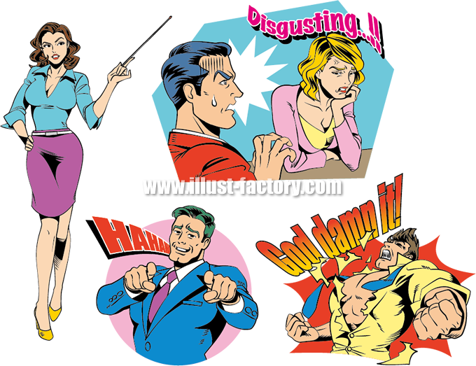 アメコミ素材まとめ フォント・ふき出し・コマ割りなどアメリカっぽいデザインならコレ！