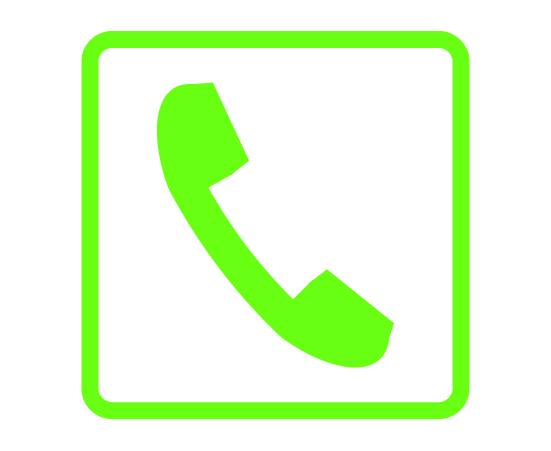 黒電話の手描き風アイコンイラスト 無料フリー素材