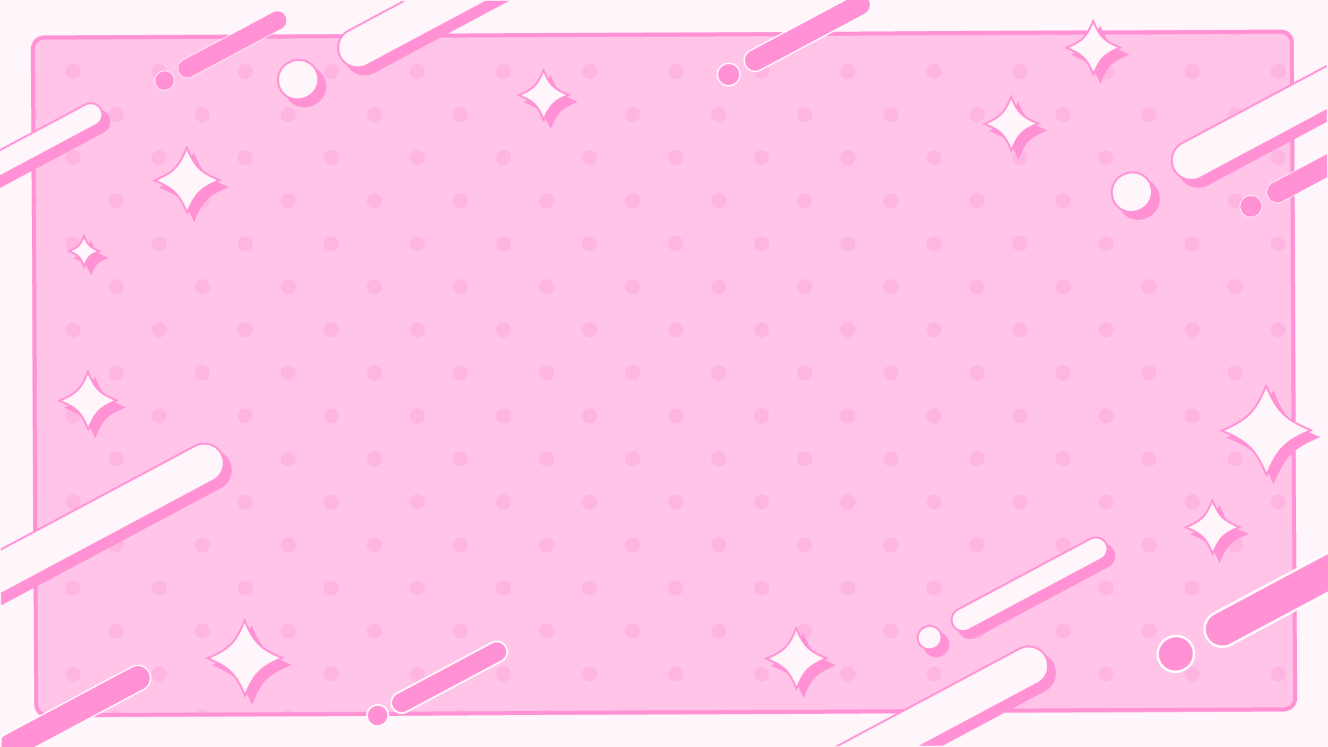 フリー素材 ループするキラキラエフェクトのフレーム動画素材 背景透過