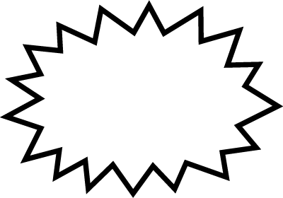 ギザギザのポップな爆弾吹き出しイラストのイラスト素材97462499- PIXTA