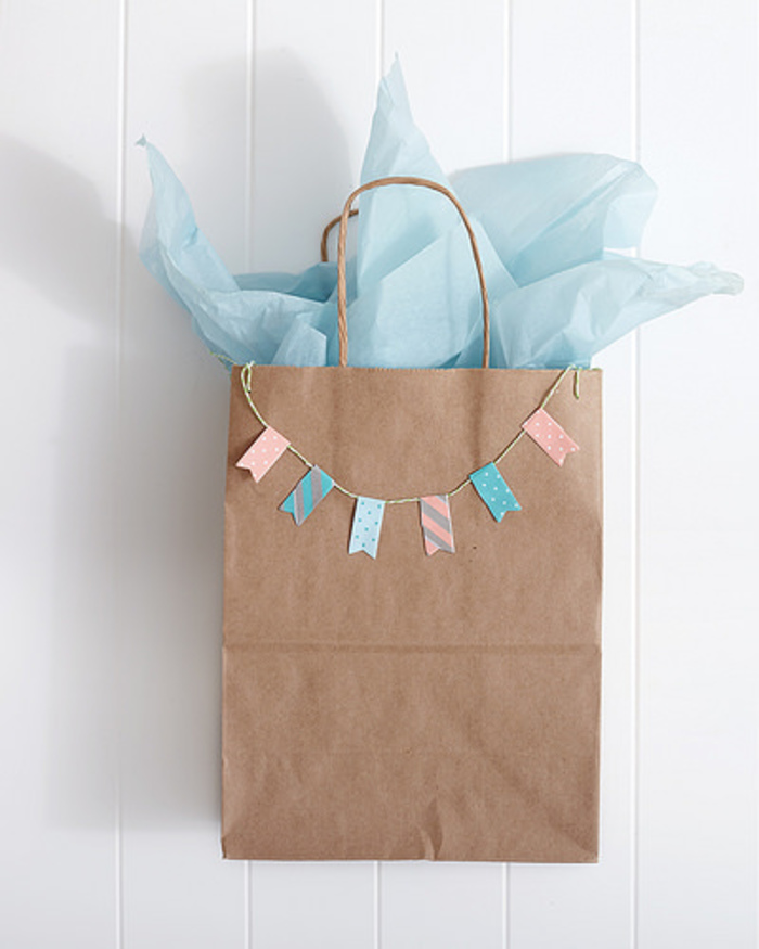100均A4クラフト紙で紙袋A4 kraft paper gift wrap